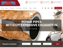 Tablet Screenshot of perma-lateral.com